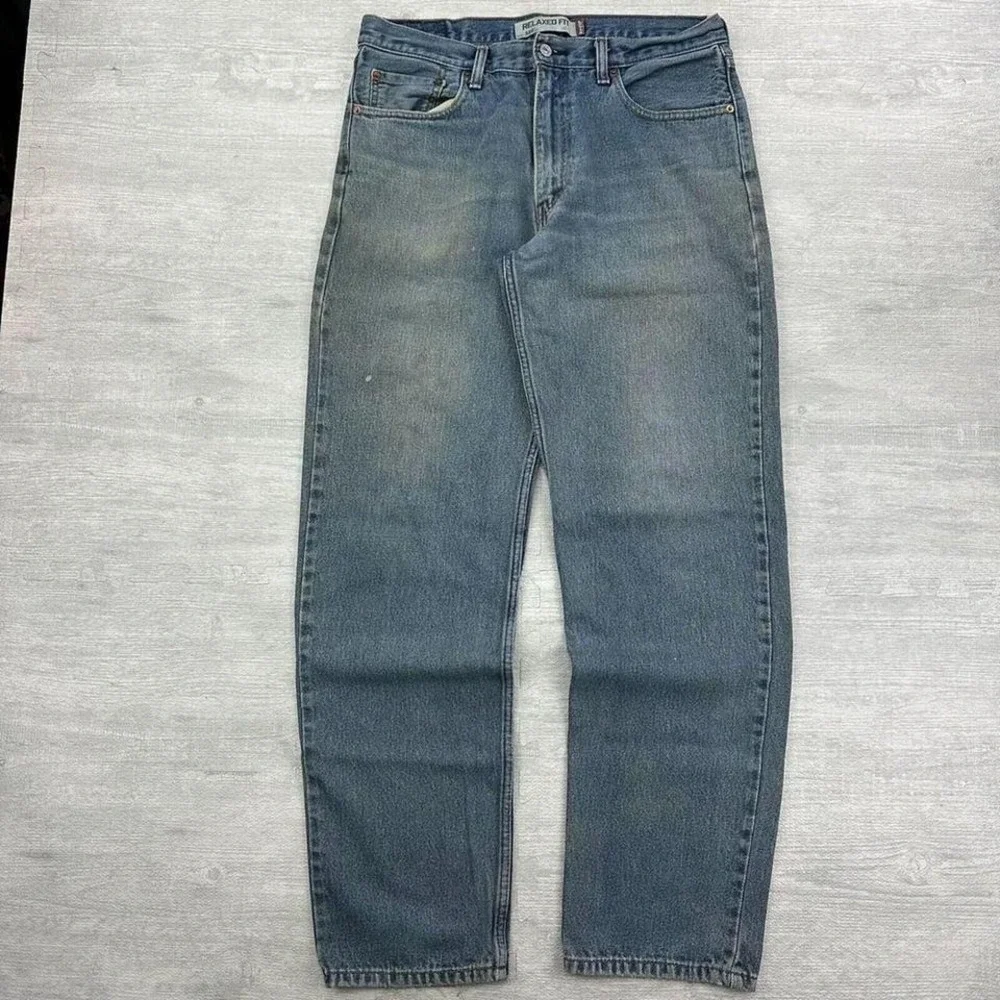 Vintage Levi's 550 Jeans Mens‎ 34x34 Blue Light Wash Denim Regular Fit Straight